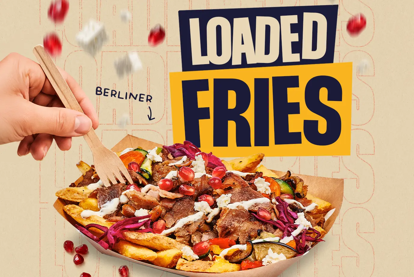 Loaded Fries découvrez les 3 nouvelles recettes de Berliner Das Original