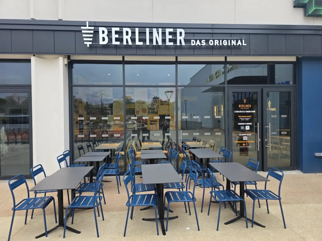 Berliner Das Original Les Ulis 2 nouveau restaurant, vue extérieure