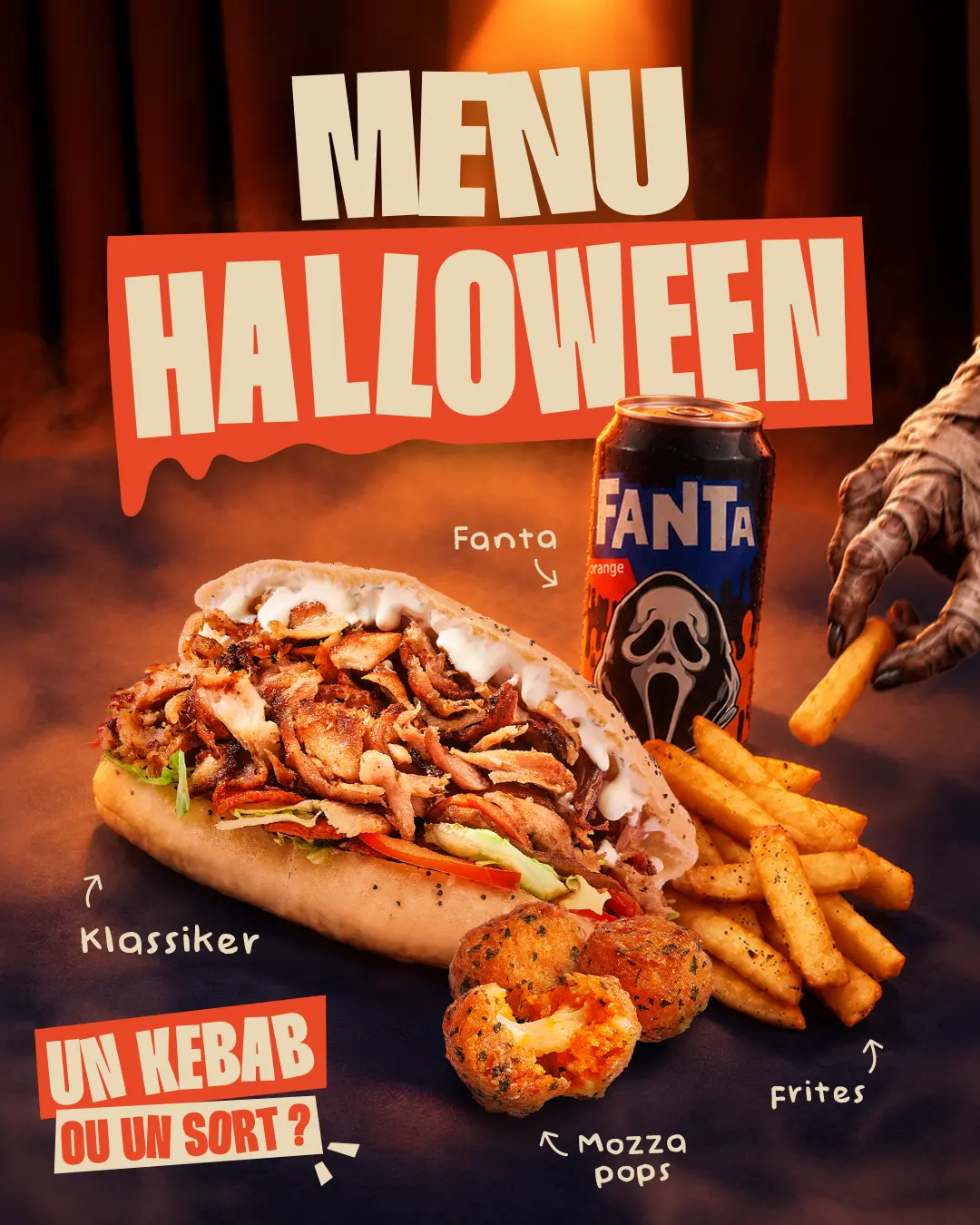 Menu Halloween Berliner Das Original vous réserve une surprise terrifiante !